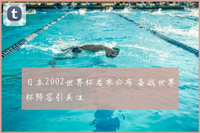 日本2002世界杯名单公布 备战世界杯阵容引关注